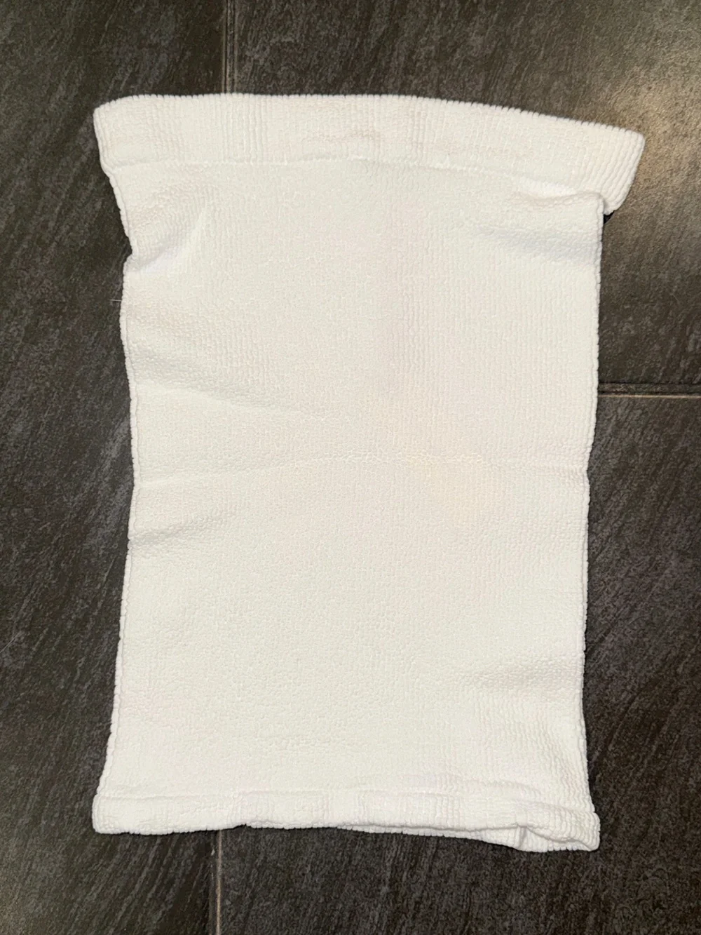 Celandine White Women’s Sweater Tube Top